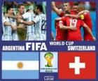 Аргентина - Швейцария, восьмой финала, Бразилия 2014
